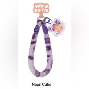 Pop Mart Popmart Crybaby Wild But Cutie Series Phone Charm Blind Box Neon Purple